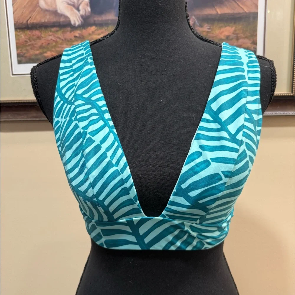 Vitamin A Blue Swim Bikini Top NWT